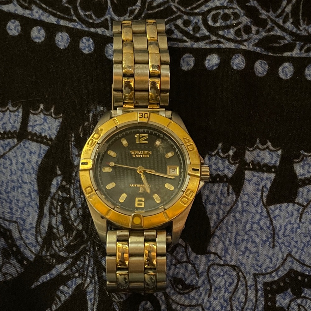 gruen swiss watch